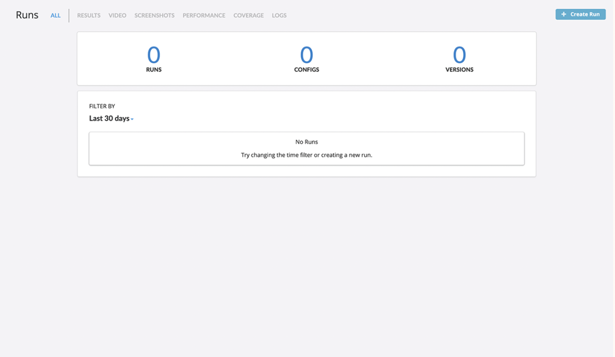 The original state of the landing page for MoQuality